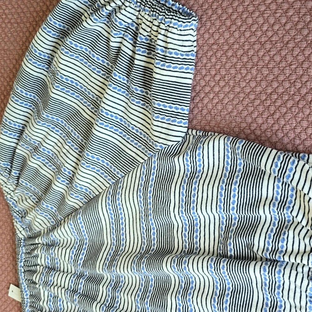 Madewell Gray Puff Sleeve Crop Blouse - Picture 12 of 13